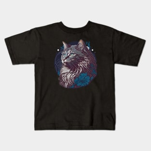 Cat Breed - Turkish Angora Cat Kids T-Shirt